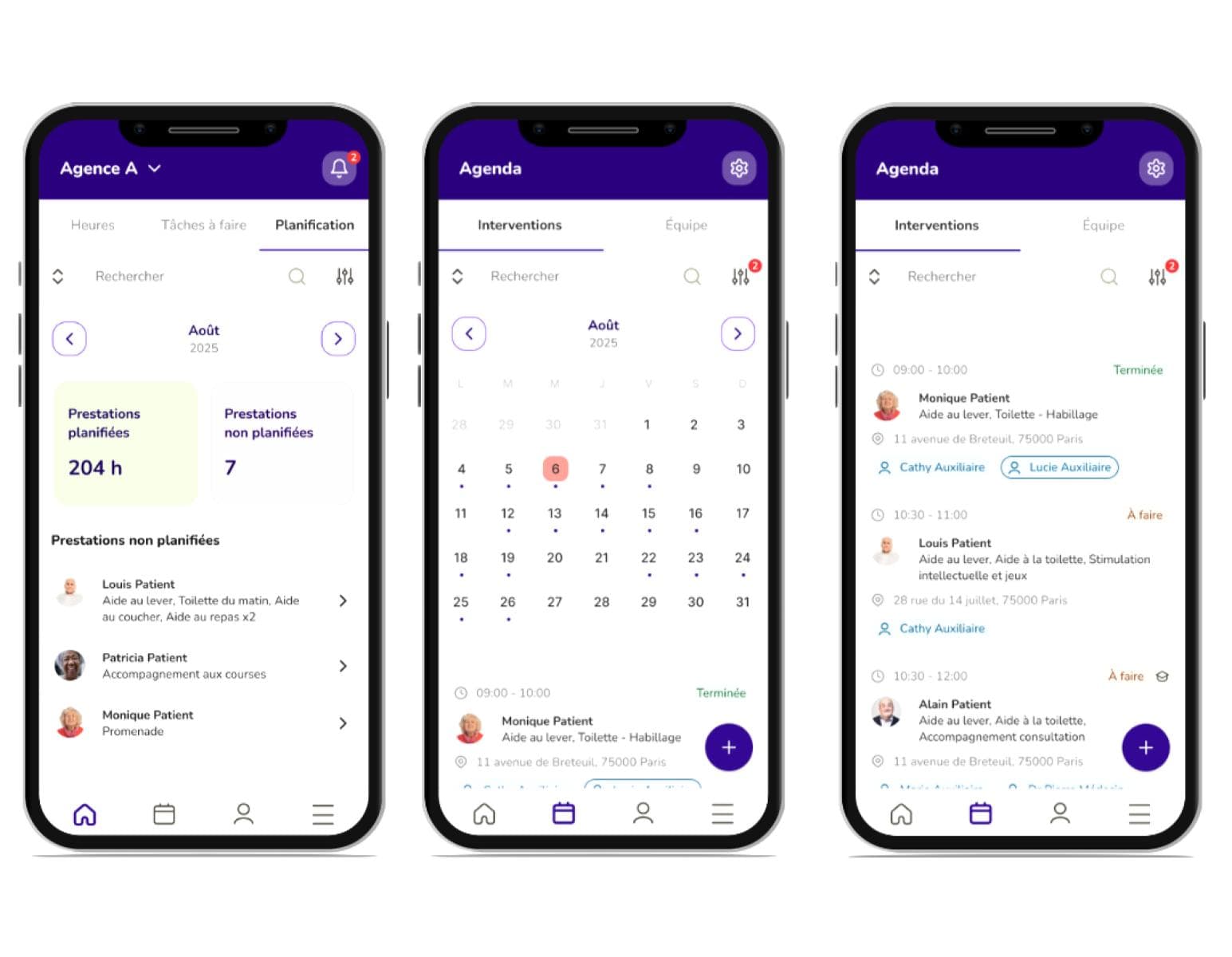 Screenshot of the SAMM application